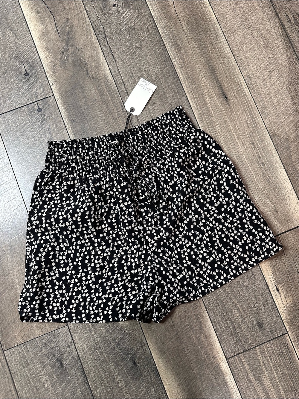 Cotton Bleu Floral Shorts